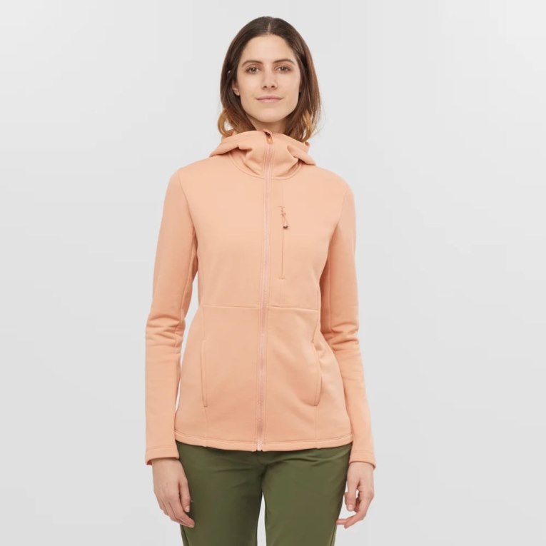 Apricot Salomon Essential Xwarm Women\'s Jackets | IE BQ3560